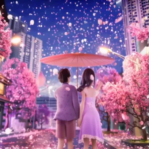 樱花雨Sakura blossom rain(Anchor development)
